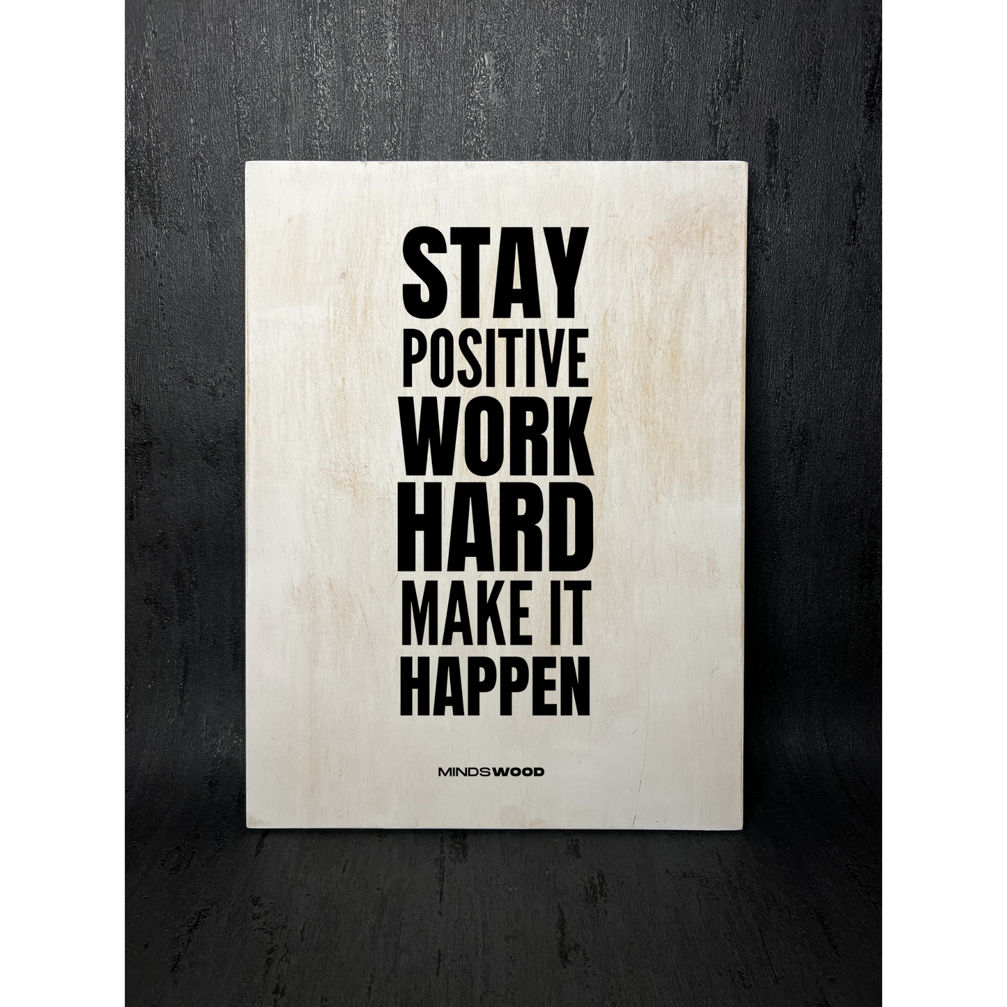 Cuadro motivacional Stay positive