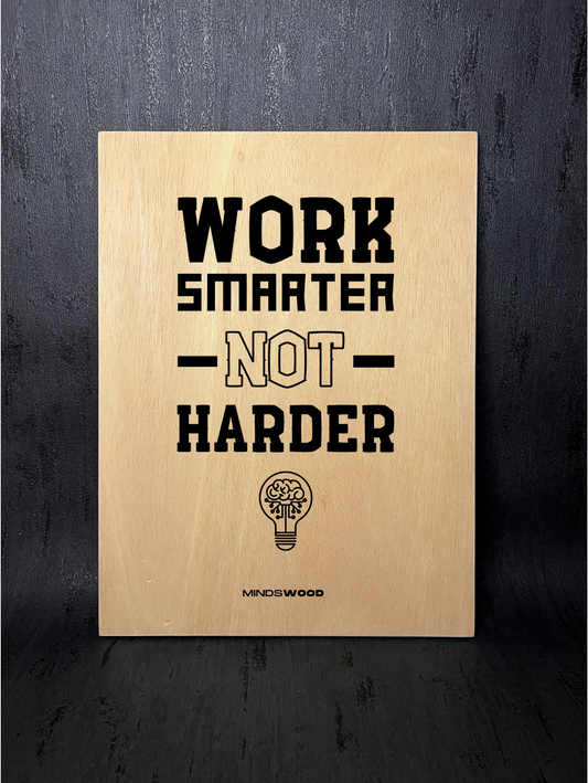 Cuadro motivacional Work Smart